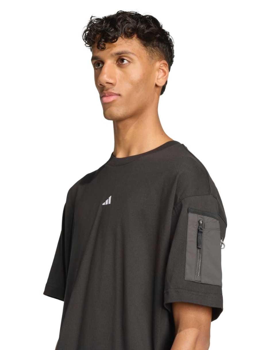 Playera essentials cuello redondo para hombre 4