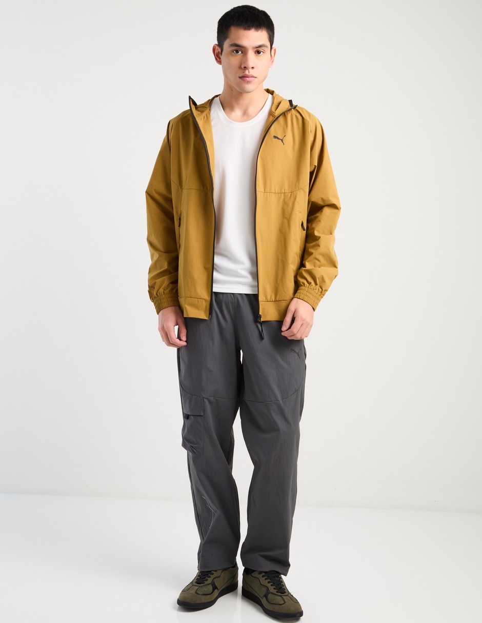 Chamarra bomber con capucha para hombre 3
