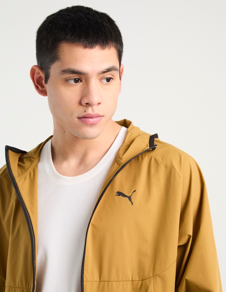 Chamarra bomber con capucha para hombre 4
