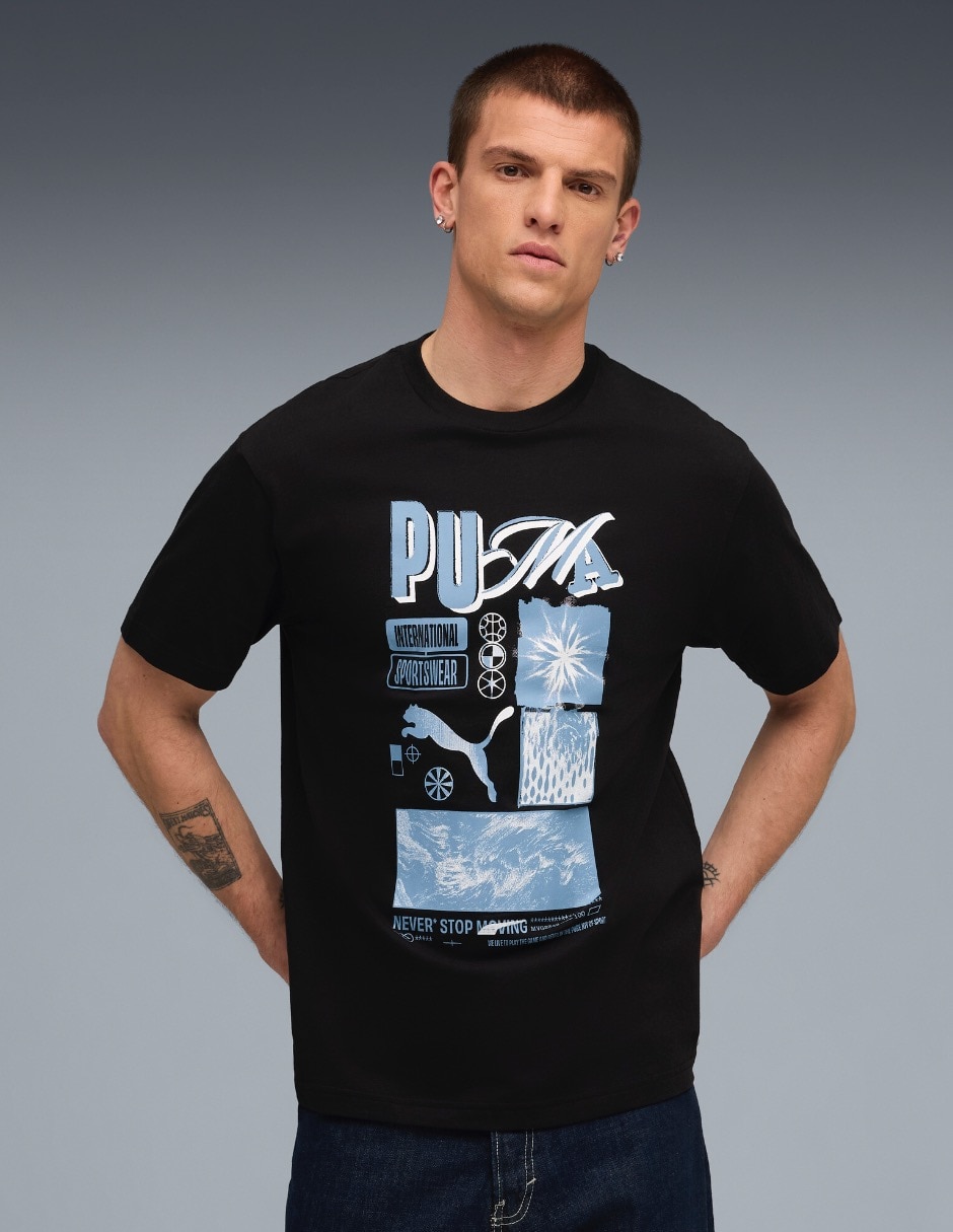 Playera Puma Playeras Para Hombre Suburbia Playera Puma Cuello