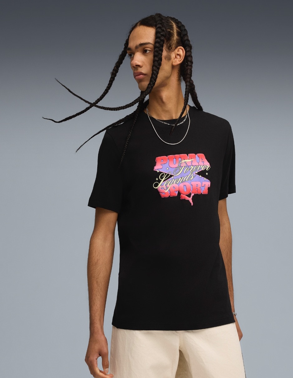 Playera cuello redondo para hombre