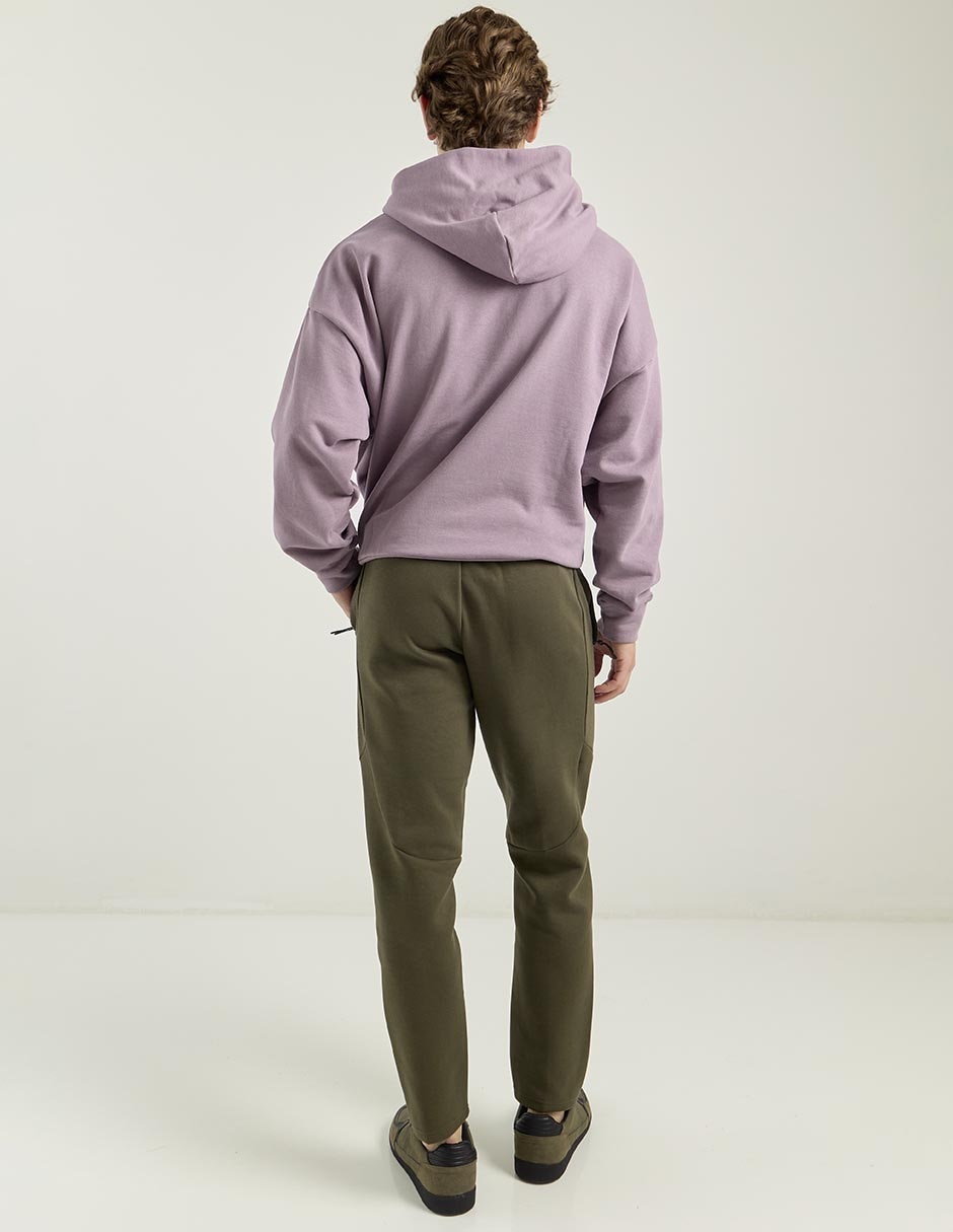 Pants regular con elástico para hombre 2