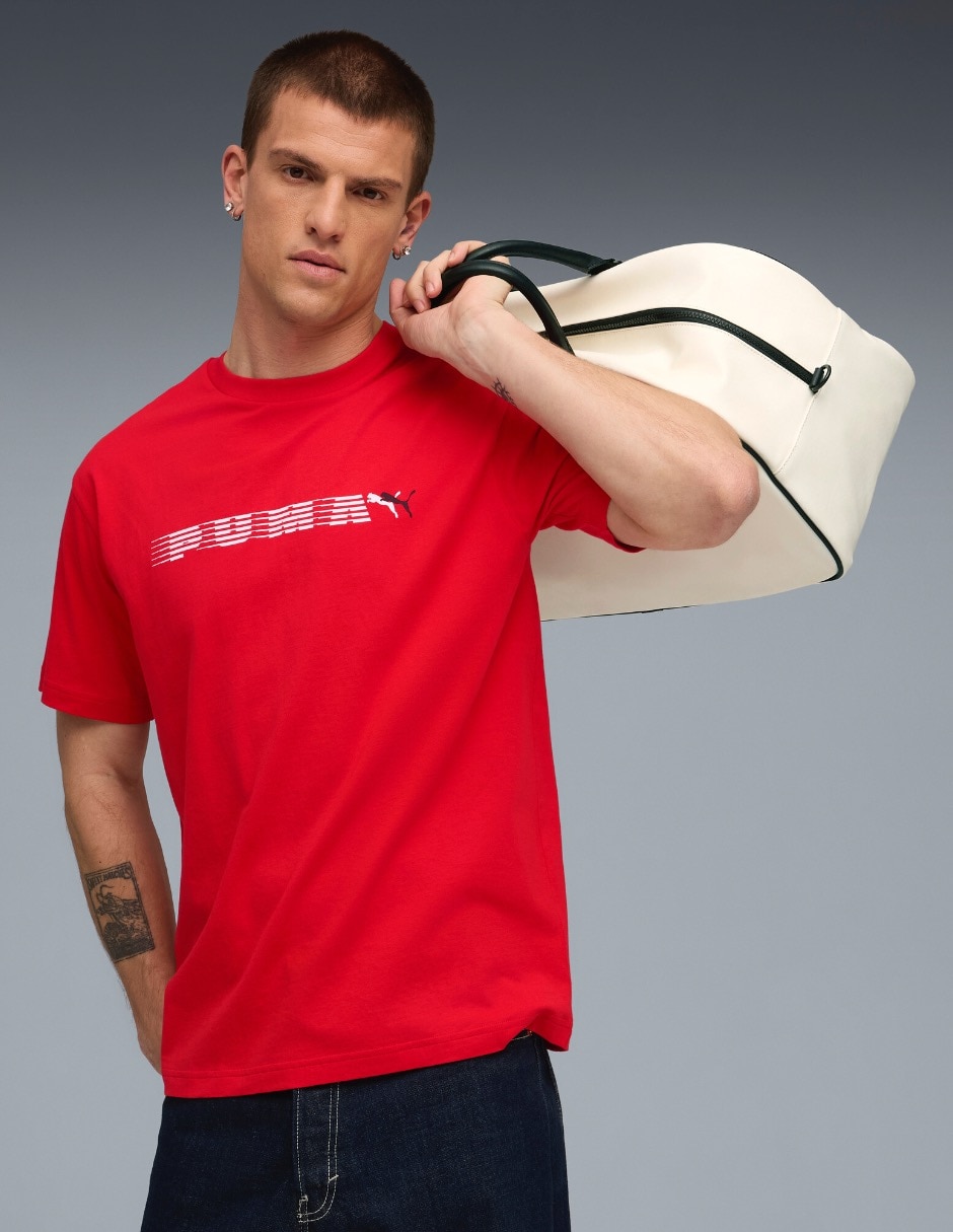 Playera graphic relaxed tee cuello redondo para hombre 3