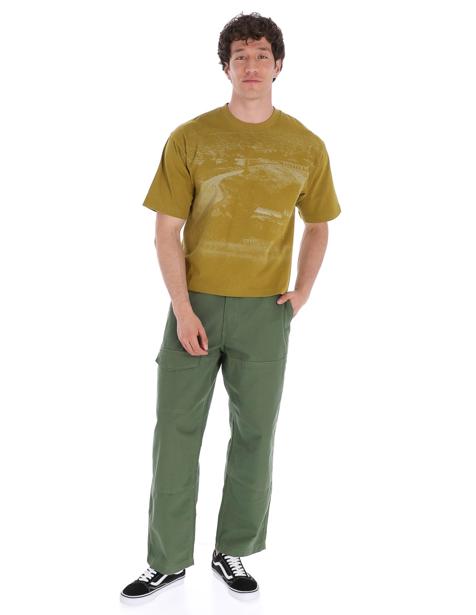 Playera Skate Atiba Haze Hillz Bomb Short SS Tee cuello redondo para hombre 3
