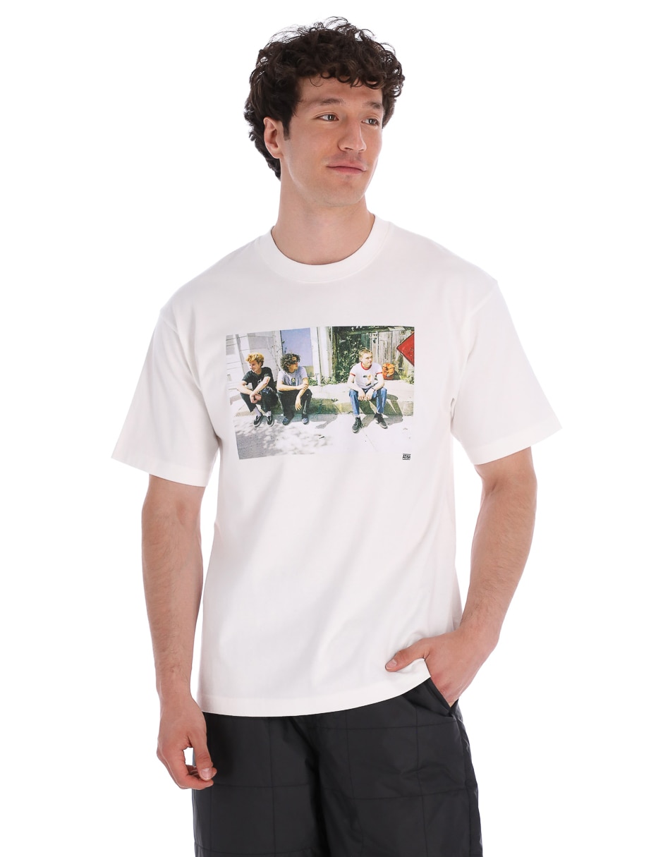 Playera Skate Atiba Haze Curb Crew SS Tee cuello redondo para hombre