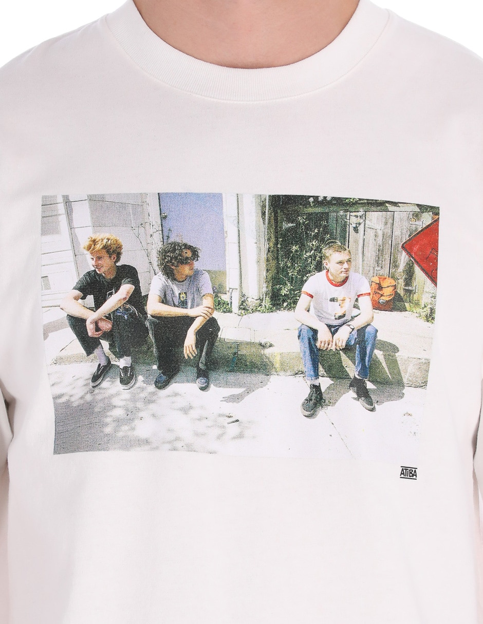 Playera Skate Atiba Haze Curb Crew SS Tee cuello redondo para hombre 4