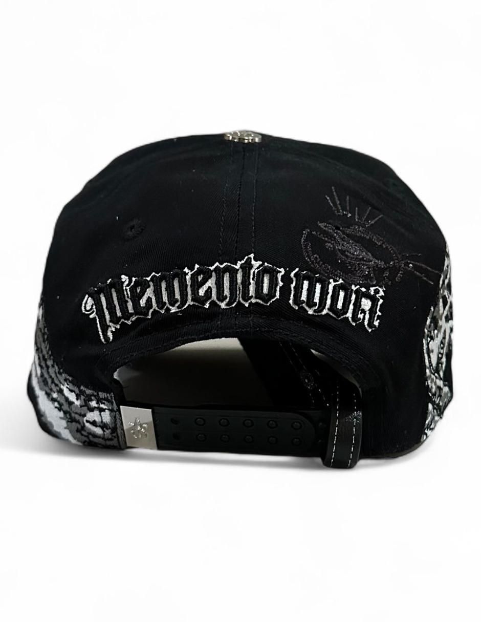 Gorra visera curva snapback Memento Mori para hombre 5