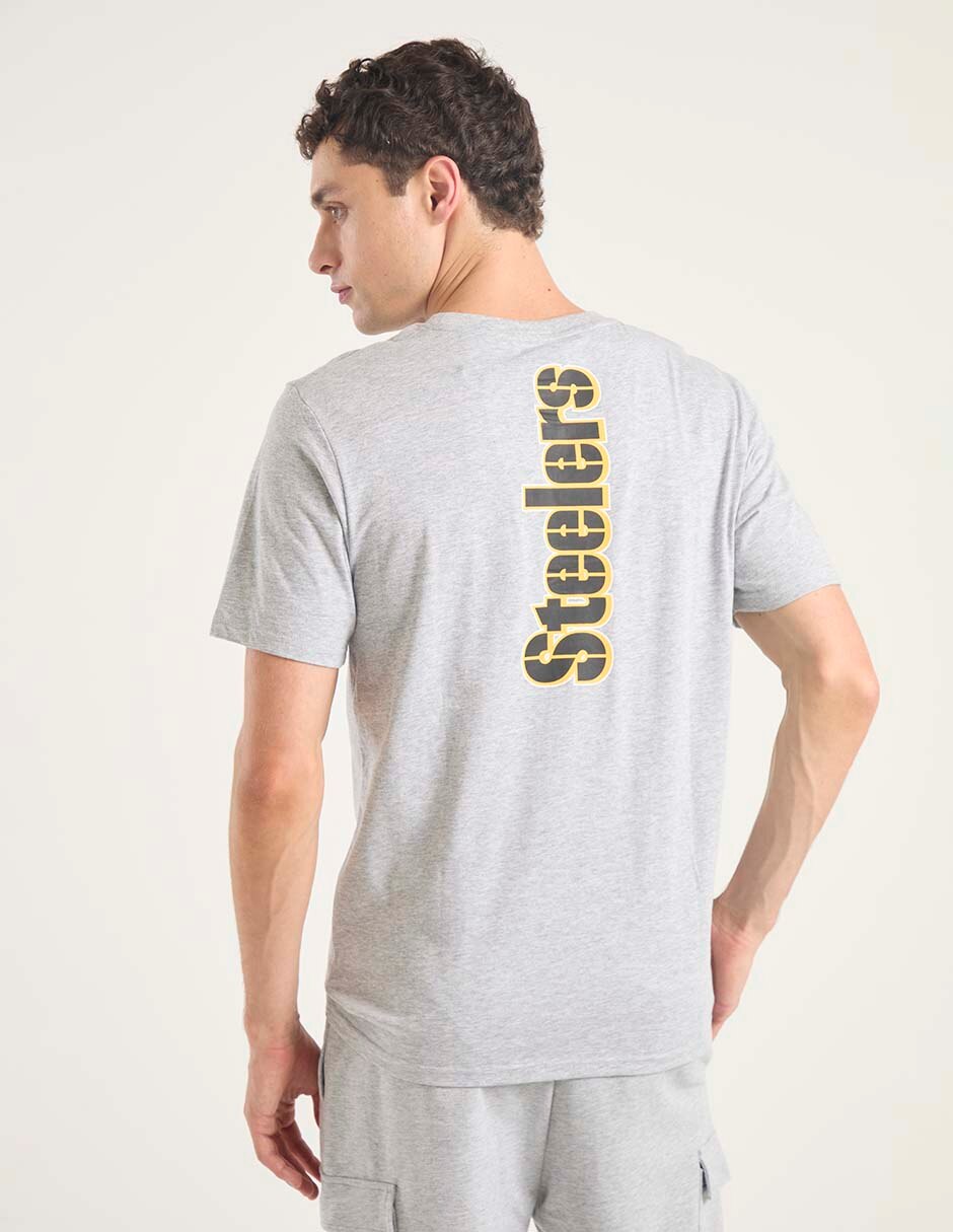 Playera pittsburgh steelers cuello redondo para hombre 2