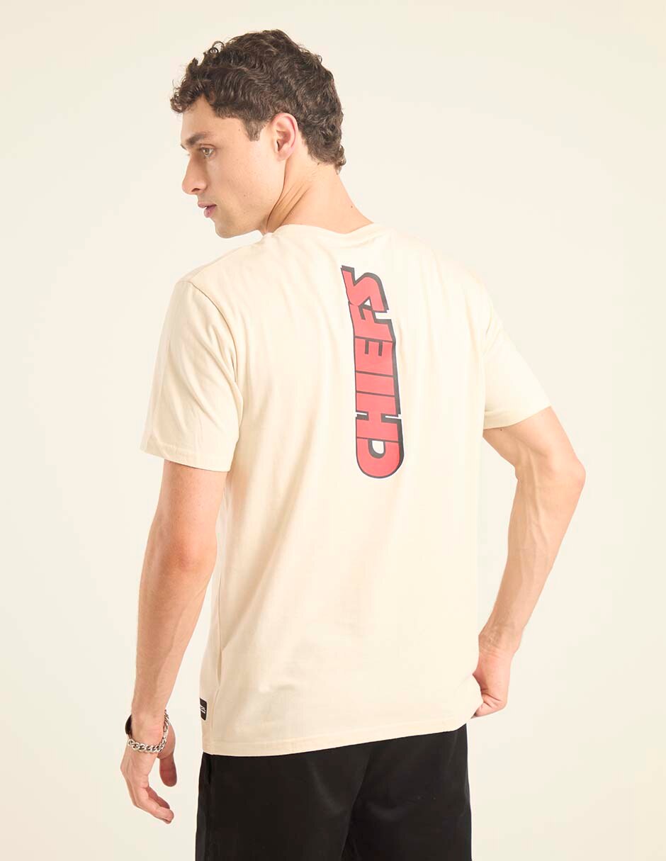 Playera kansas city chiefs cuello redondo para hombre 2