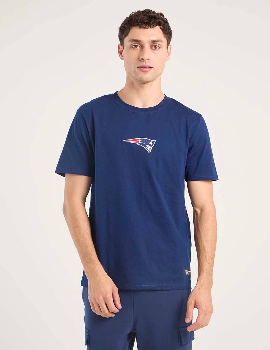 Playera NFL New England Patriots cuello redondo para hombre 1