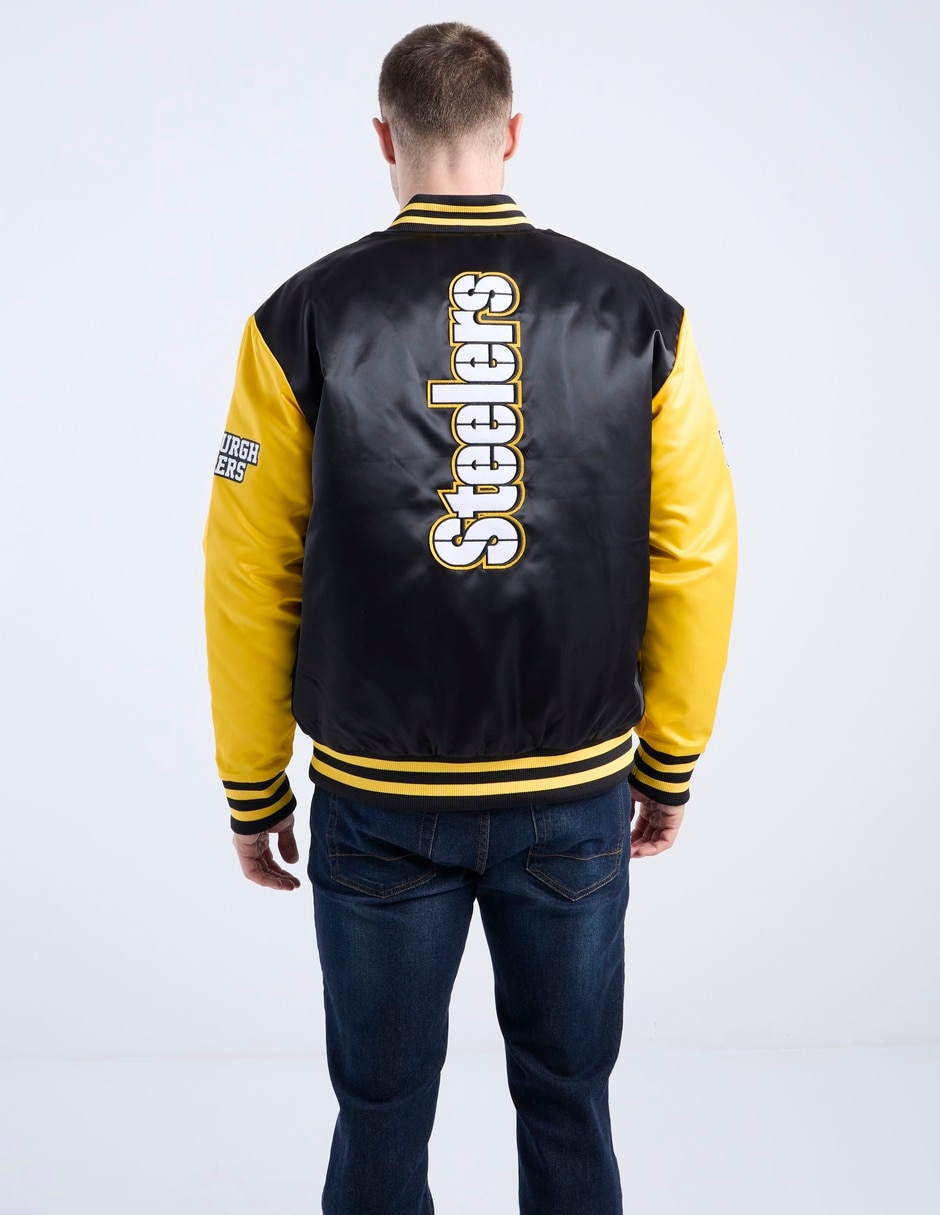 Chamarra bomber NFL con bolsillos para hombre 2
