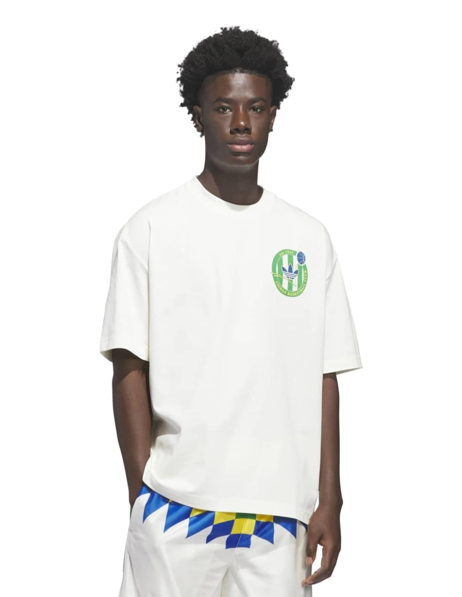 Playera og crest tee cuello redondo para hombre