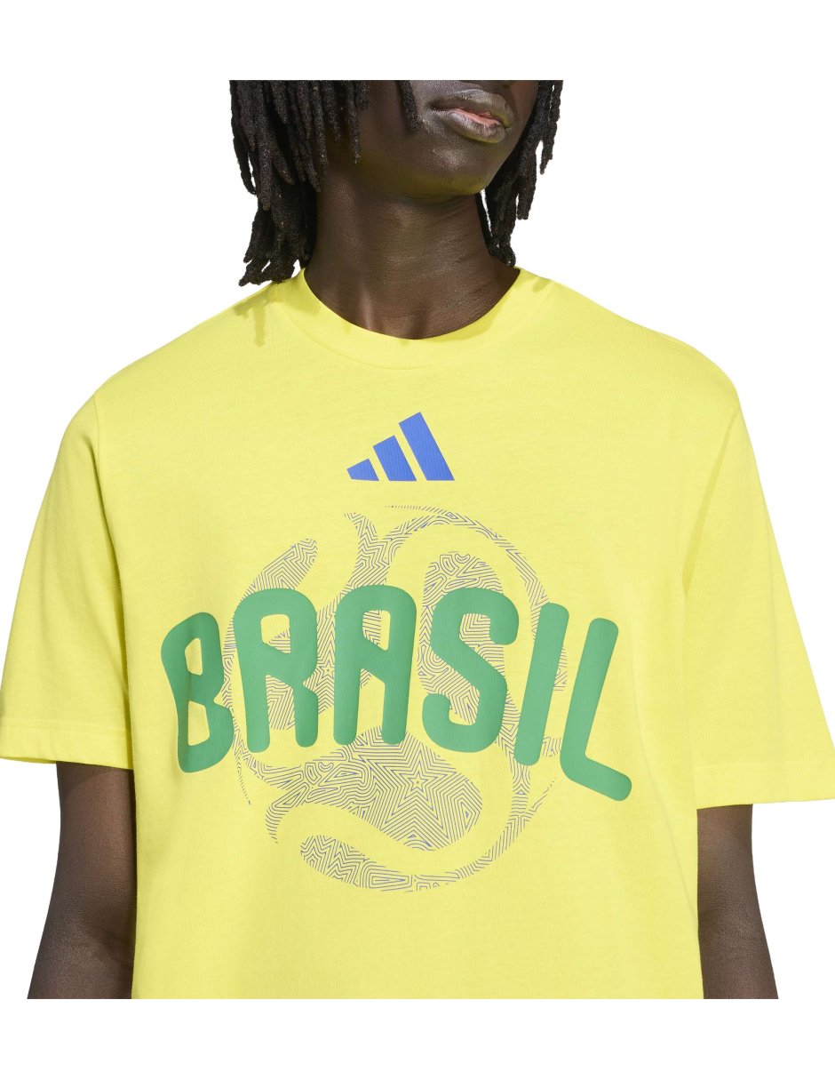 Playera Brasil cuello redondo para hombre 3