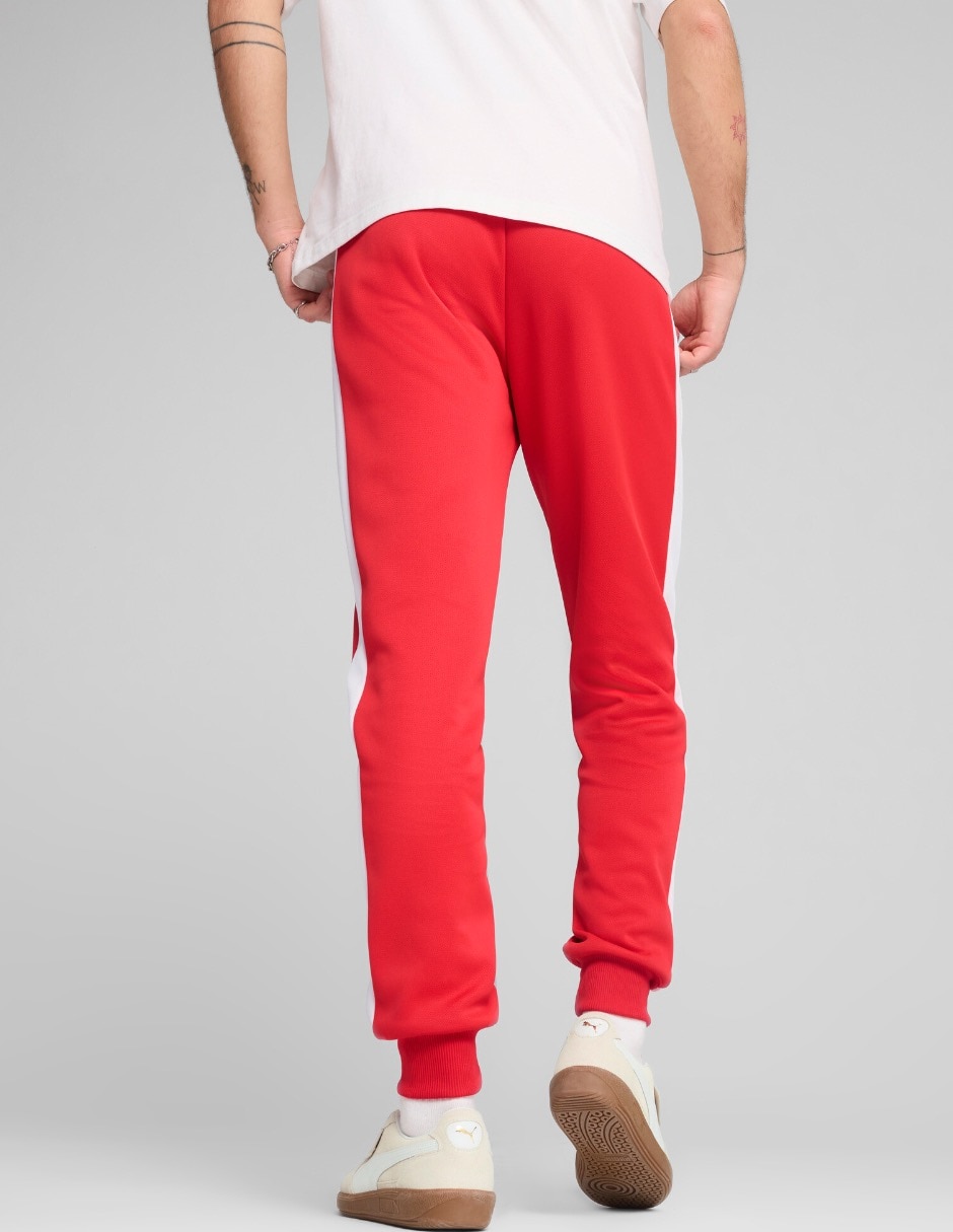 Pants regular con elástico para hombre 4