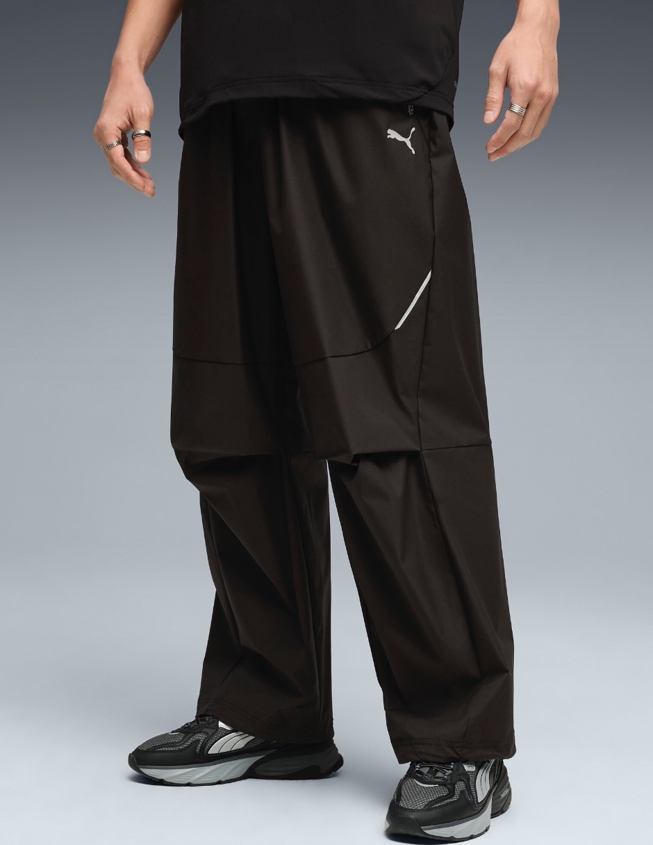 Pants regular con elástico para hombre