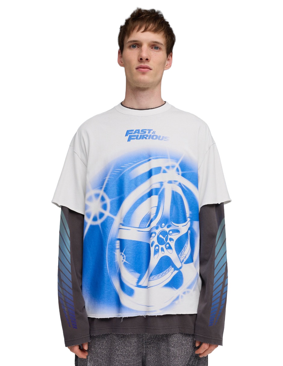 Playera X Fast & Furious cuello redondo para hombre