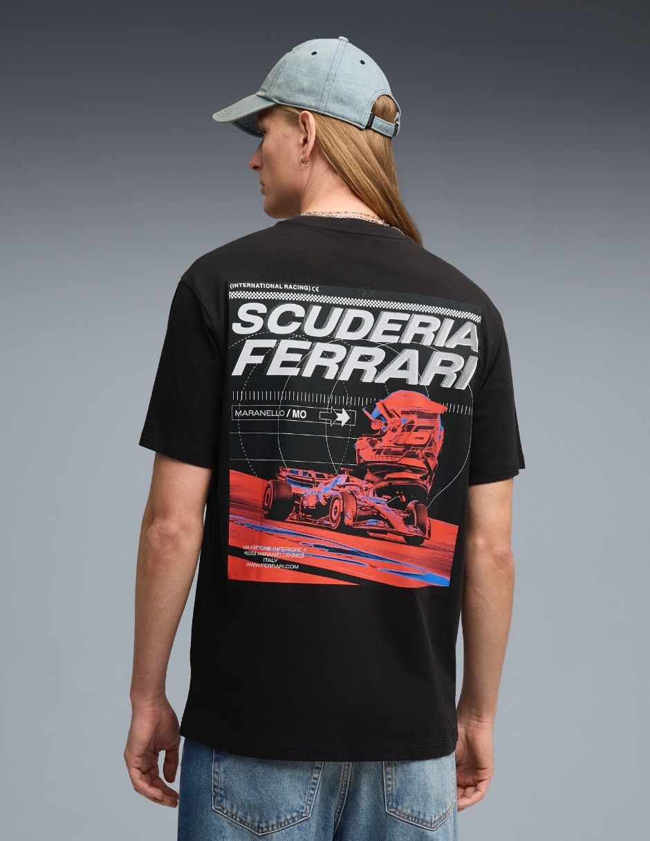 Playera Ferrari Speed Tee cuello redondo para hombre 3