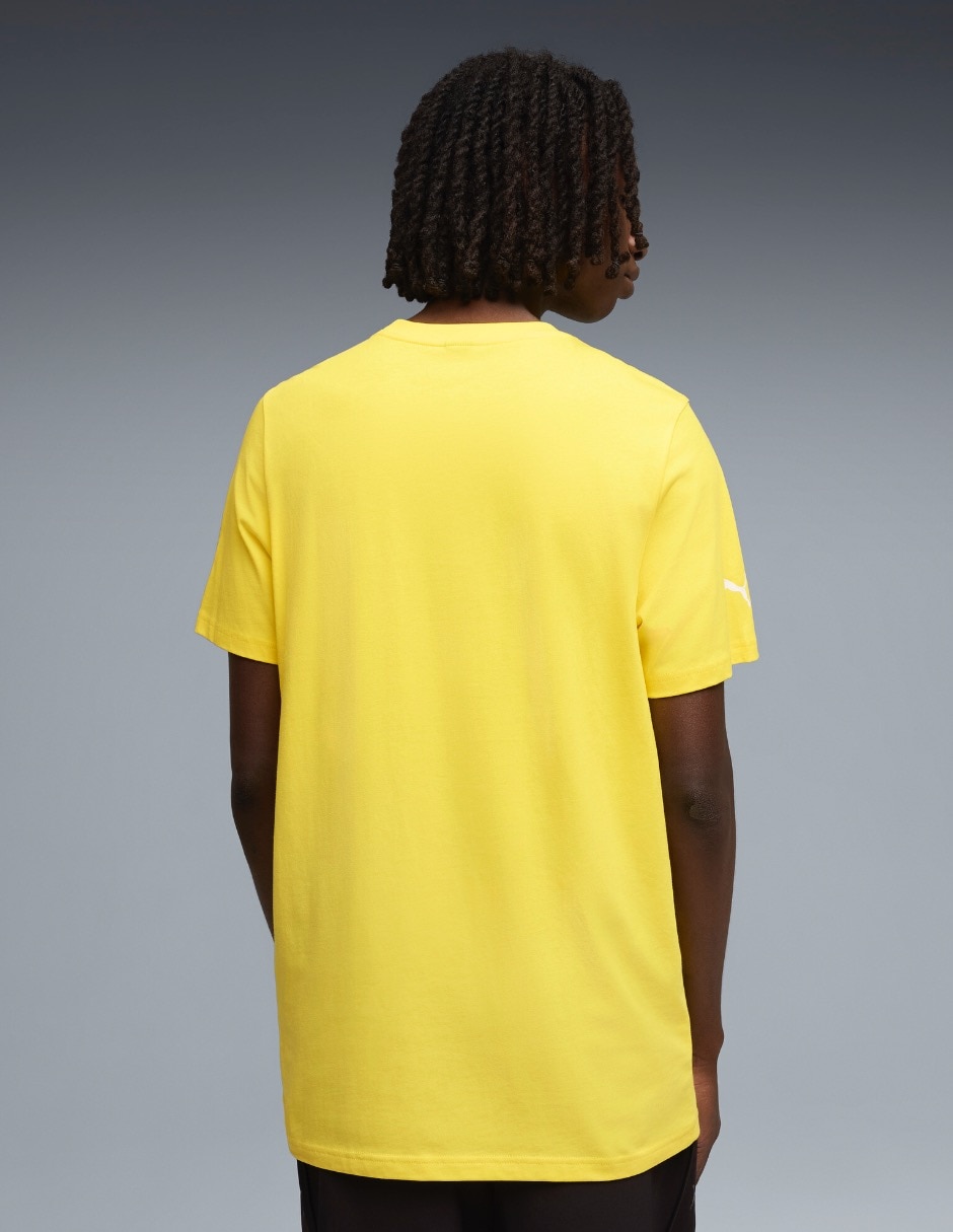 Playera Ferrari Tonal Shield Tee cuello redondo para hombre 3