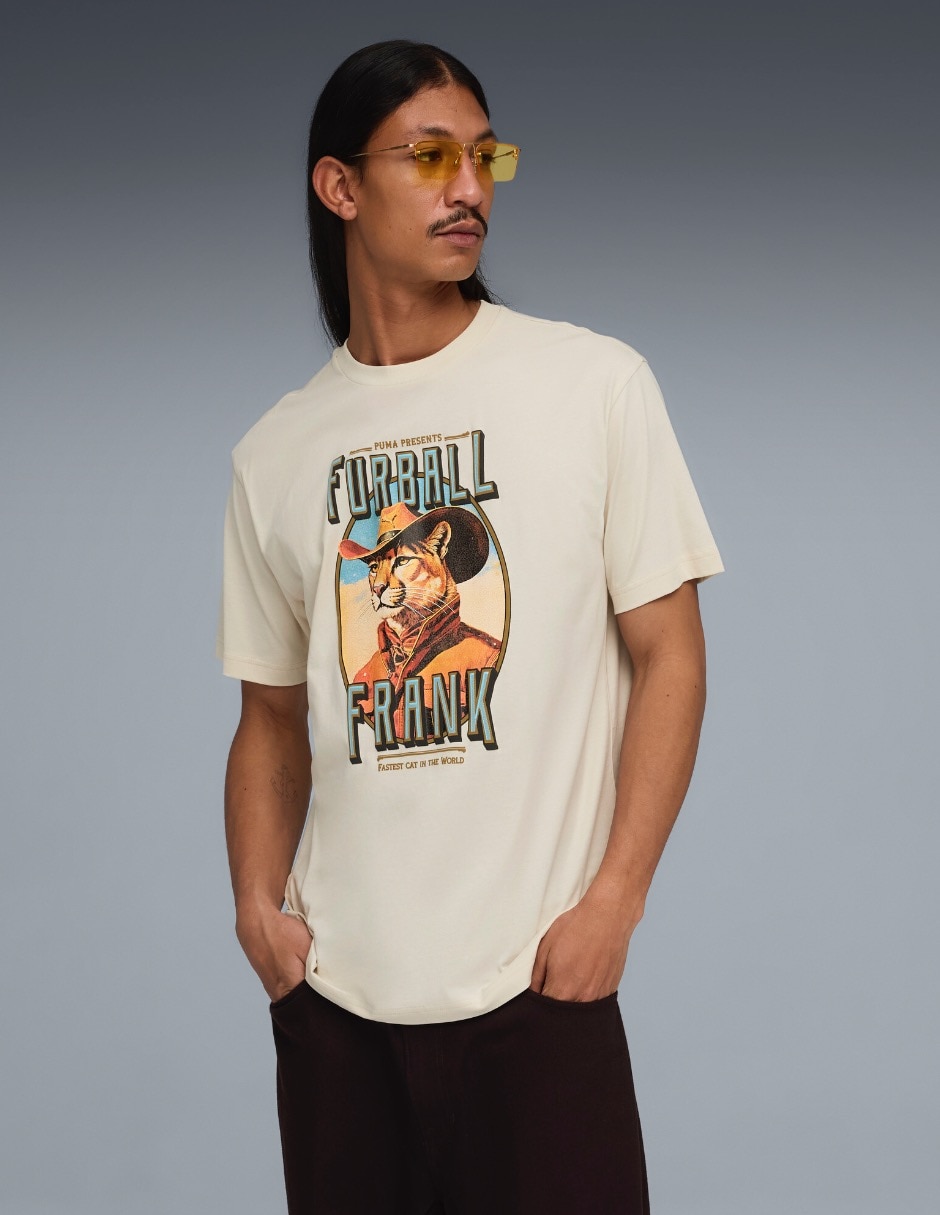 Playera cuello redondo para hombre