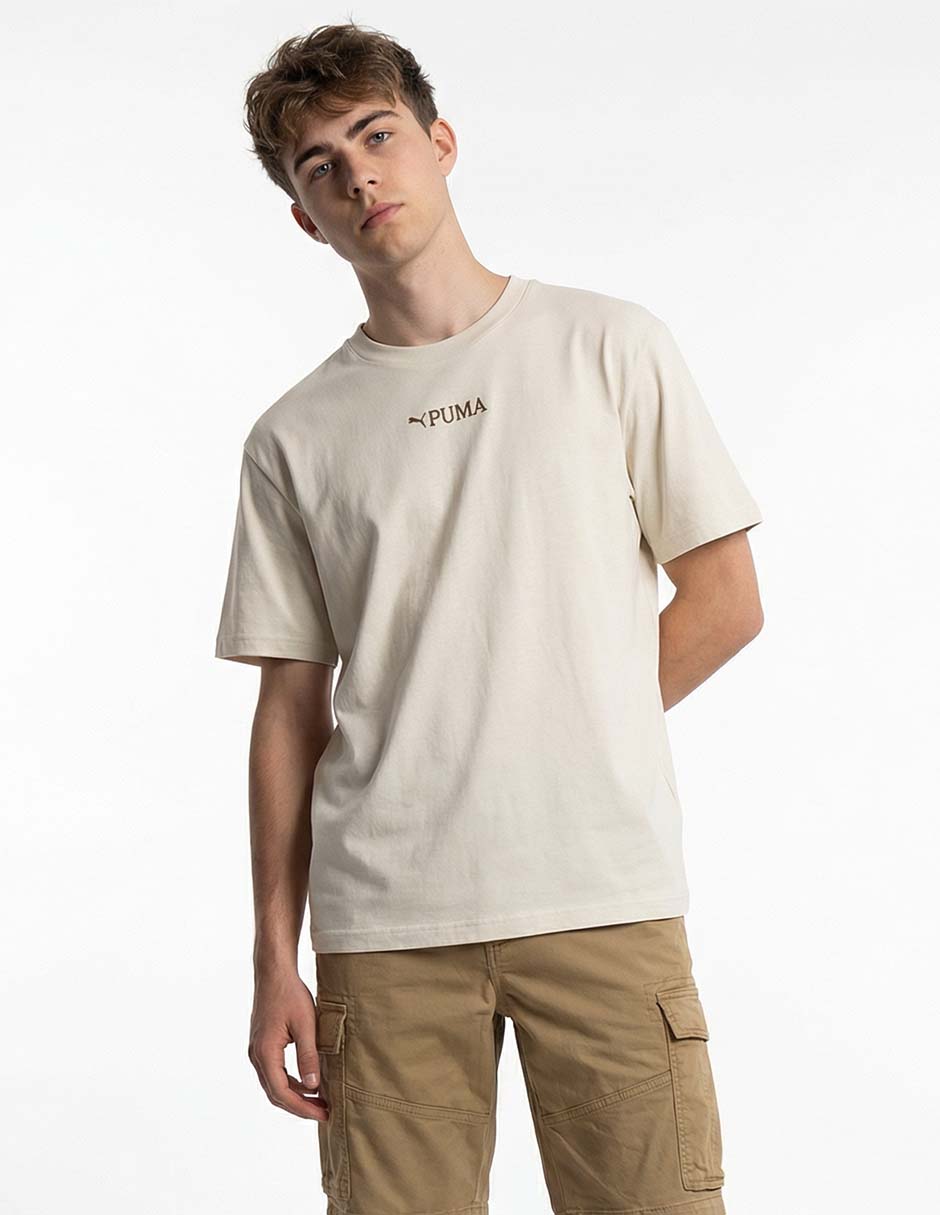 Playera cuello redondo para hombre