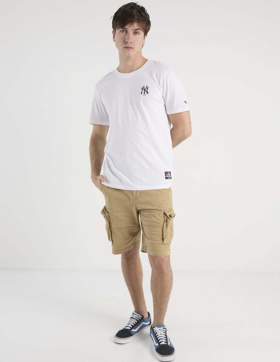 Playera New York Yankees cuello redondo para hombre 3