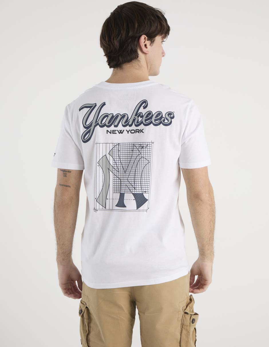Playera New York Yankees cuello redondo para hombre 6