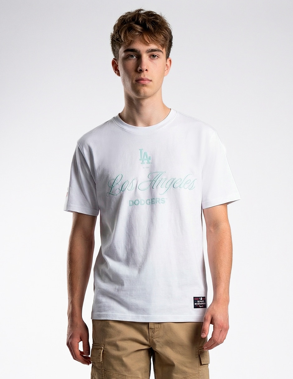 Playera Los Angeles Dodgers cuello redondo para hombre