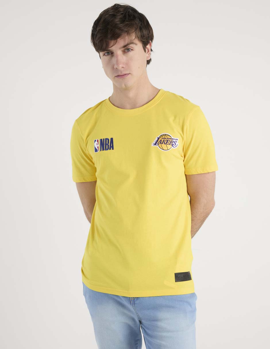 Playera Los Angeles Lakers cuello redondo para hombre