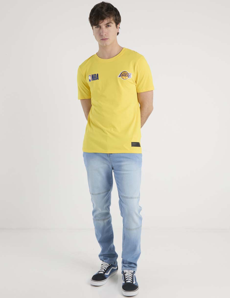 Playera Los Angeles Lakers cuello redondo para hombre 3