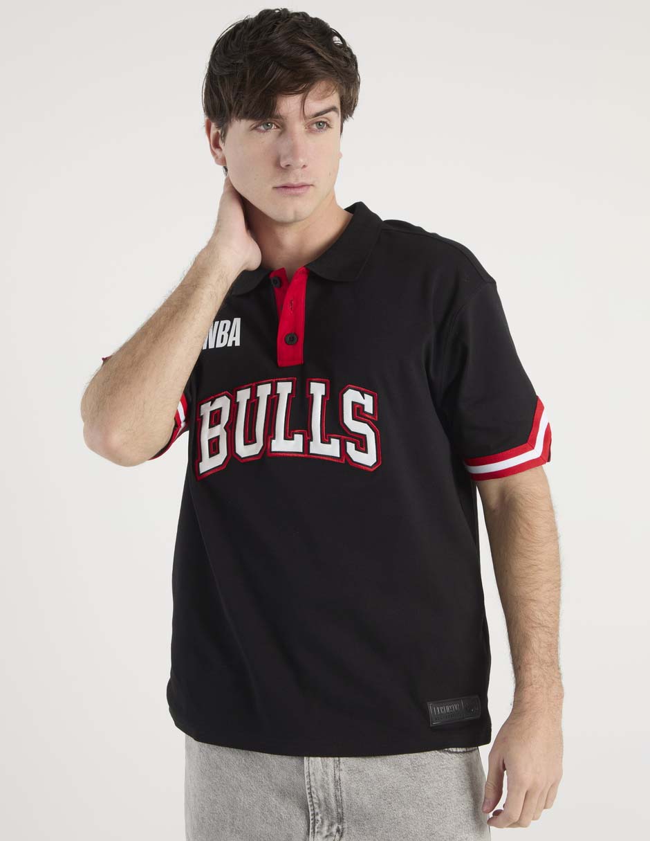 Playera tipo polo Chicago Bulls para hombre