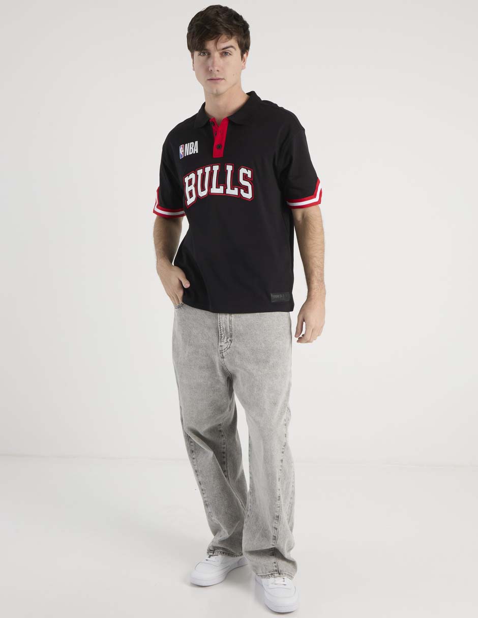 Playera tipo polo Chicago Bulls para hombre 3