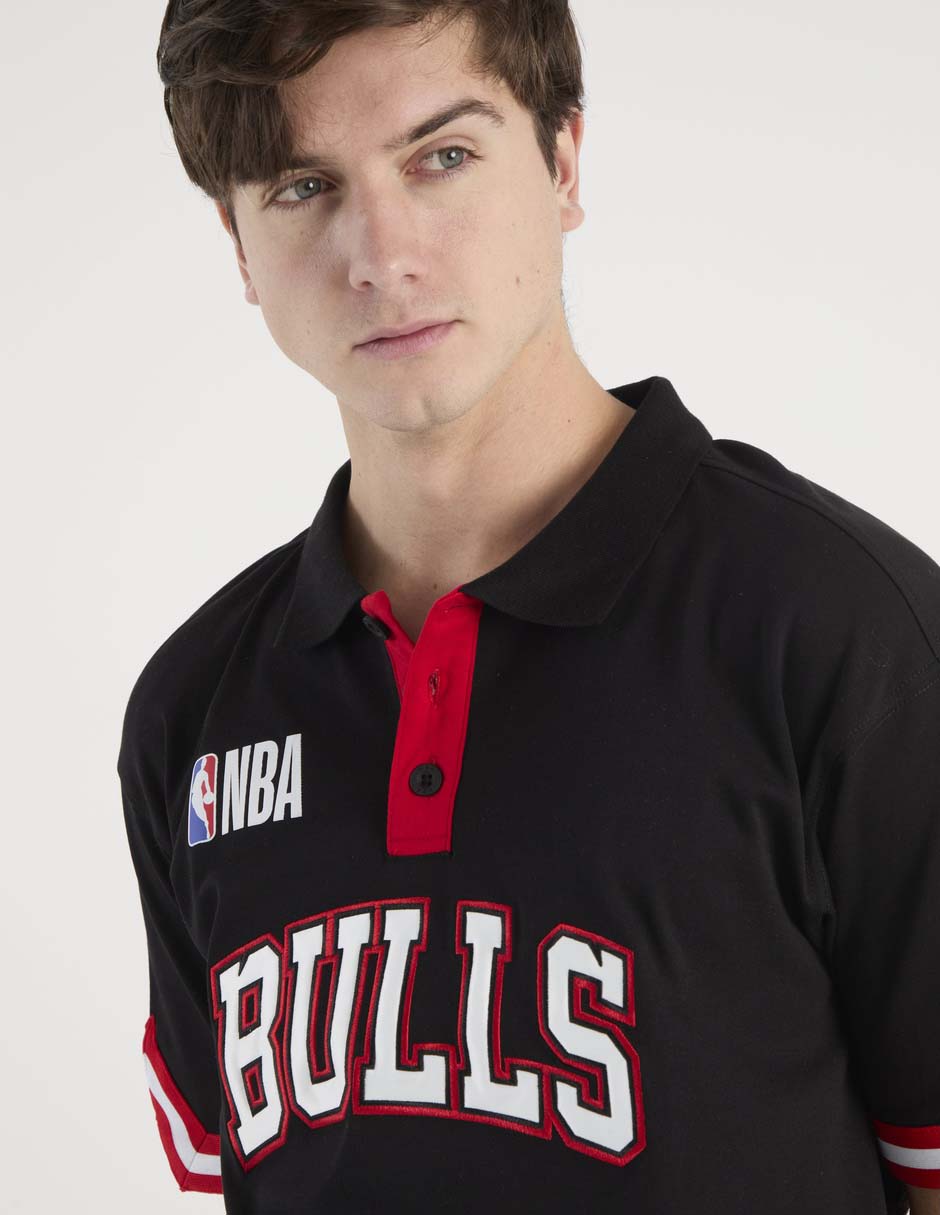 Playera tipo polo Chicago Bulls para hombre 4