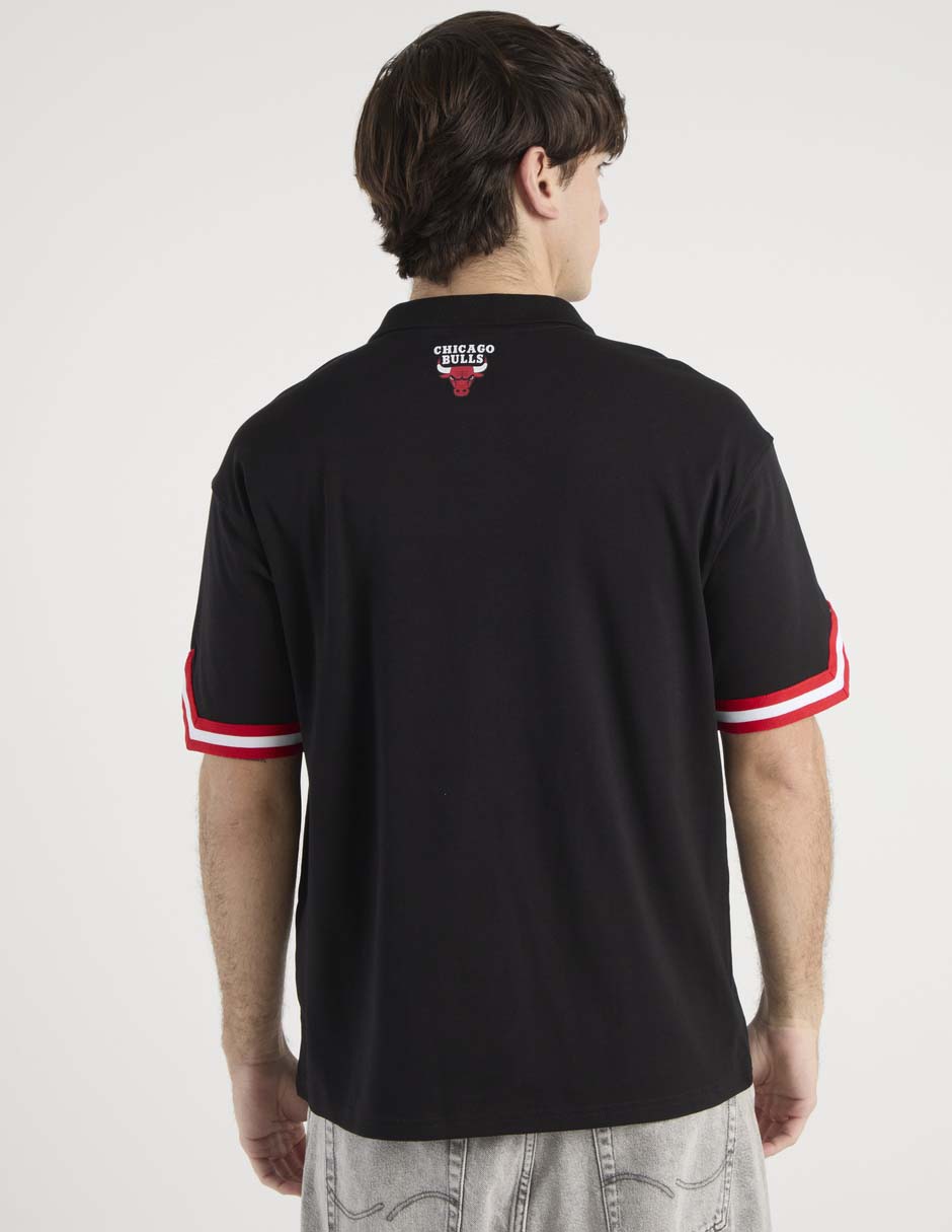 Playera tipo polo Chicago Bulls para hombre 6