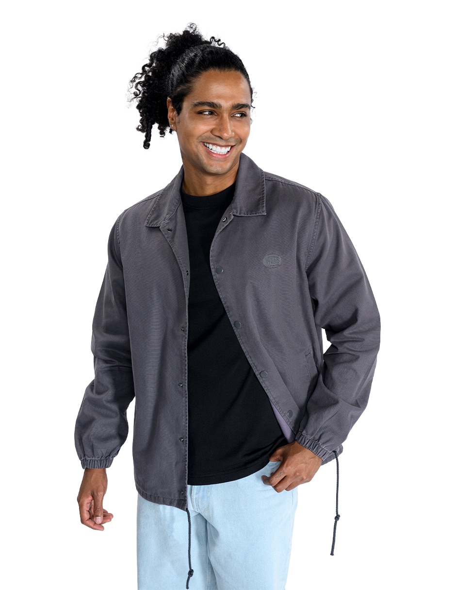 Chamarra casual con bolsillos para hombre Chamarra casual con bolsillos para hombre