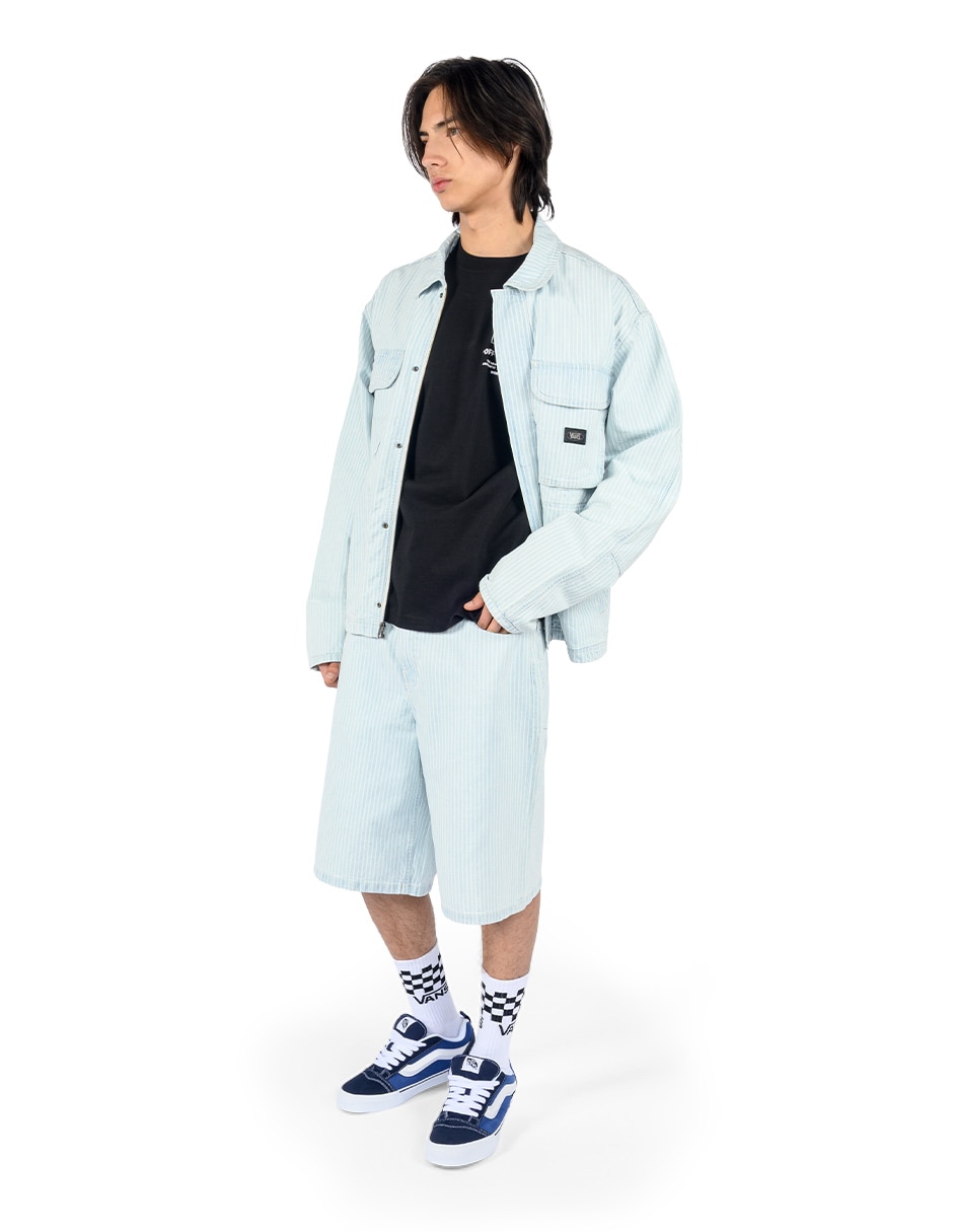 Chamarra casual con bolsillos para hombre 2