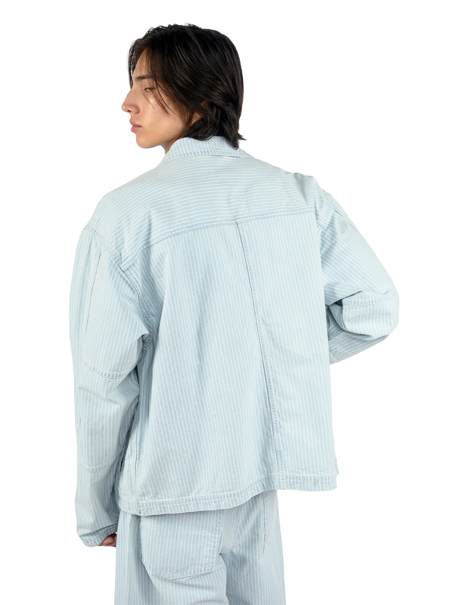 Chamarra casual con bolsillos para hombre 3