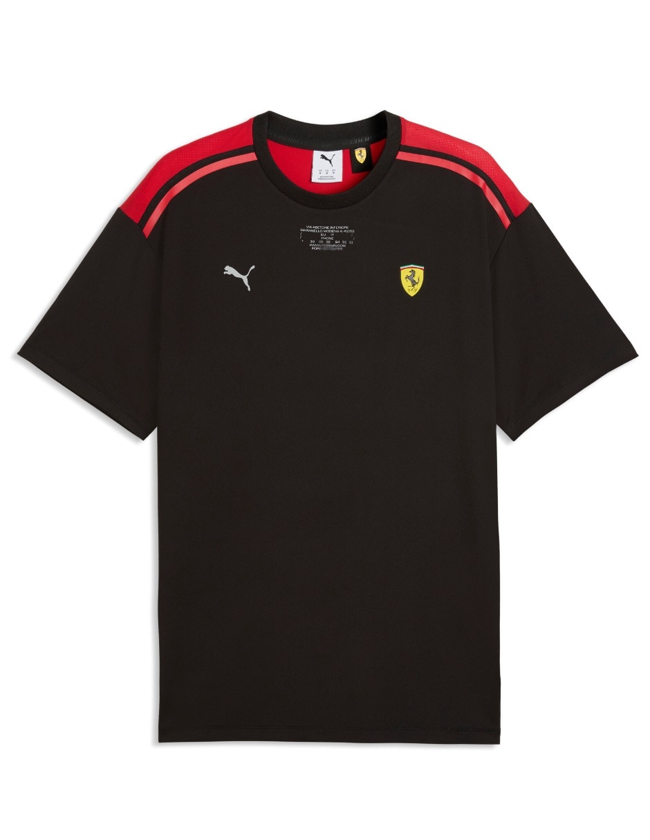 Playera Ferrari Cloudspun cuello redondo para hombre 4