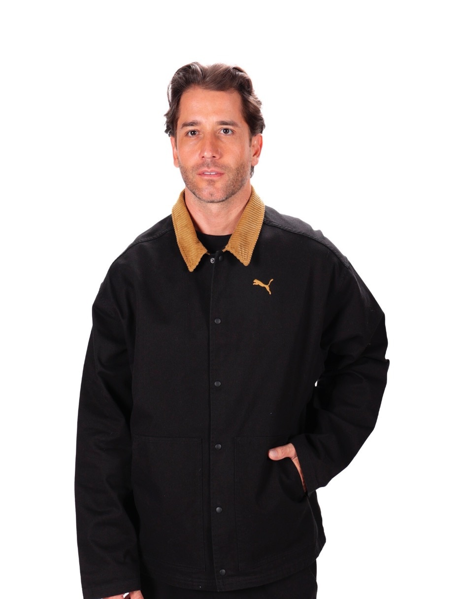 Camisa Deportivo de algodón manga larga para hombre